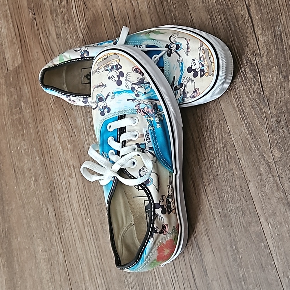 Disney, Mickey Mouse, Vans, unisex,  sneakers, Mens 6, Womens 7.5
